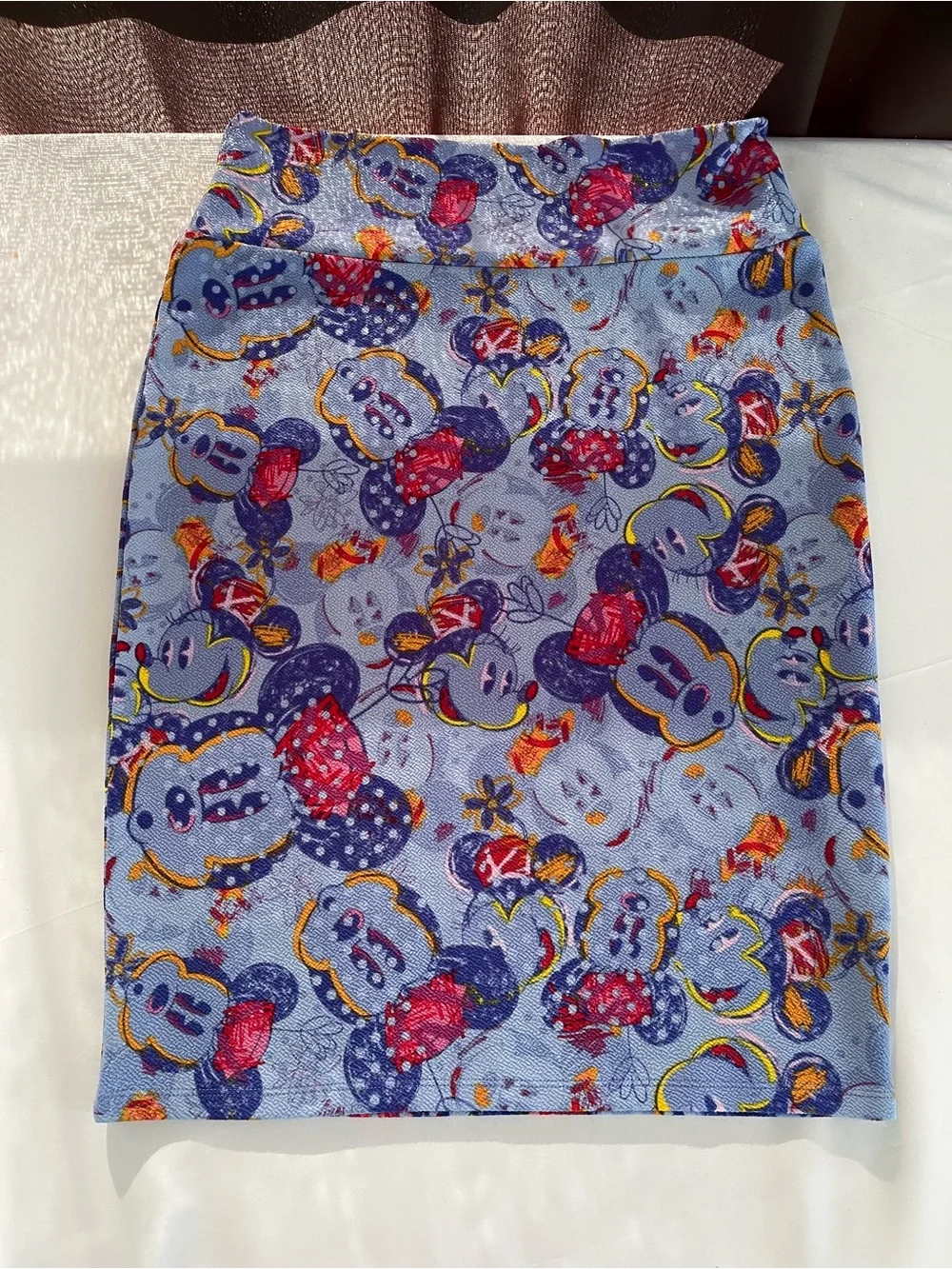 LuLaRoe Disney Minnie Mouse Pencil‎ Skirt Size Medium